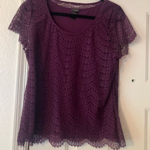Ann Taylor Lace Blouse